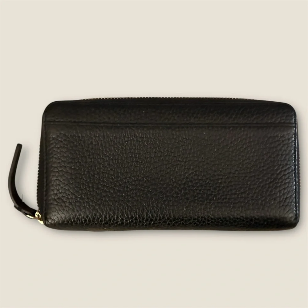 Kate Spade Black Textured Wallet